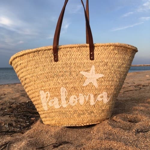 Capazo de playa personalizado