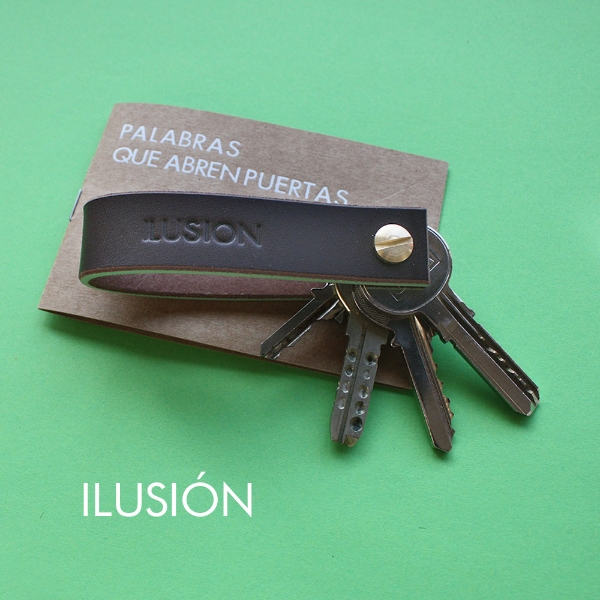 Llavero "palabras que abren puertas"
