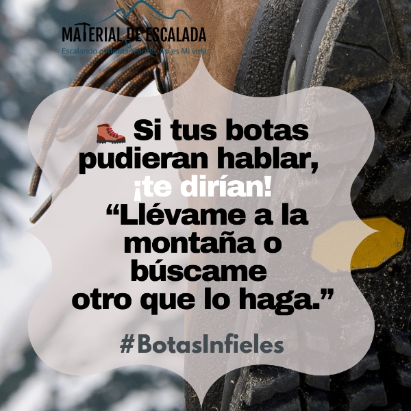 Si tus botas hablaran!!